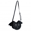 Sac bandoulière chat noir à ailes de chauve-souris - BANNED