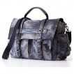 Sac bandoulière en coton vieilli gris