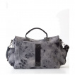 Sac bandoulière en coton vieilli gris