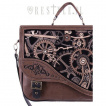 Sac bandoulire steampunk BROWN MECHANISM - Restyle