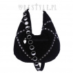 Sac bandoulire velours gothique rivet MOON CHILD - Restyle