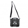 Sac cartable noir  motif cosmique