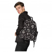 Sac  dos coton noir  motifs mystiques - BANNED