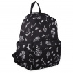 Sac  dos coton noir  motifs mystiques - BANNED