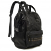 Sac  dos  crane de sucre et inserts pyramides - Noir