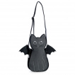 Sac  dos en forme de chat noir  ailes de vampire - BANNED