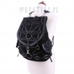 Sac à dos gothique à anneaux et lanières - Restyle