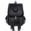 Sac à dos gothique à lune noire renversée et lanières - Restyle