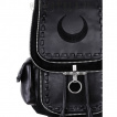 Sac à dos gothique à lune noire renversée et lanières - Restyle