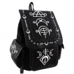 Sac à dos gothique runes lunaires blanches - Restyle