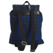 Sac à dos rock tartan bleu à rivets - Banned