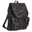 Sac  dos rock tartan fonc  rivets - Banned