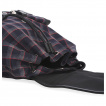 Sac à dos rock tartan foncé à rivets - Banned