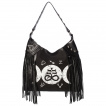 Sac gothique noir lune et croix