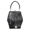 Sac à main cercueil à toile et araignée suspendue - Banned