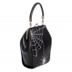 Sac à main cercueil à toile et araignée suspendue - Banned