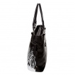Sac à main à chats sur décor nocturne noir et blanc - Banned