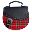 Sac à main coupe ancienne à tartan rouge - Banned