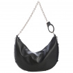 Sac à main croissant de lune noir à chaine et menotte - Banned