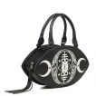 Sac à main en amande à motif lunes