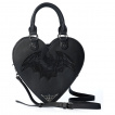 Sac  main en forme de coeur  chauve-souris - Banned