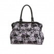 Sac à main gothique Banned à motif chats noirs et miroirs cassés
