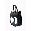 Sac  main gothique Banned tte de chat noir