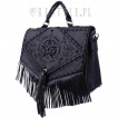 Sac à main gothique franges et pentacle BOHO WITCH BAG - Restyle
