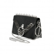 Sac à main gothique imitation alligator à spikes - Restyle