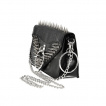 Sac à main gothique imitation alligator à spikes - Restyle