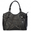 Sac à main gothique à pentacle d'inserts pyramides - Banned