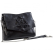 Sac  main gothique  pentacle invers et chaine  - Banned