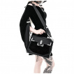 Sac à main Mallory daim avec éléments en similicuir texturé - RESTYLE