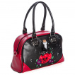 Sac à main à motif bouteille de poison et fleurs - Banned