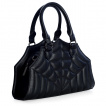 Sac  main noir gaufr style toile d'araigne - Banned