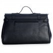 Sac à main noir à lannières croisées style corset