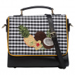 Sac à main Rétro Motif Vichy fruits tropicaux - Banned