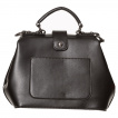 Sac à main rétro noir à horloge en imprimé - BANNED