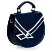Sac à main rétro style nautique bleu - BANNED
