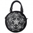 Sac à main rond à 5 chats et pentacle