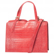 Sac  main rouge style peau de reptile - Banned