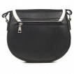 Sac a main similicuir noir style Rococo  noeud papillon