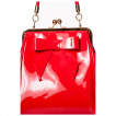 Sac  main similicuir rouge 