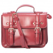 Sac  main style cartable bordeaux 