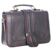 Sac à main style cartable noir