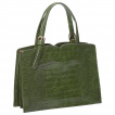 Sac à main vert style peau de reptile - Banned