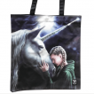 Sac shopping à fillette et licorne - Anne stokes