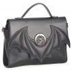 Sac similicuir noir  chauve-souris et pentacle - Banned