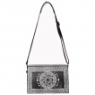 Sacoche similicuir imitation grimoire - Noir et blanc - Banned