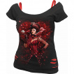 T-shirt débardeur (2en1) à Reine des coeurs